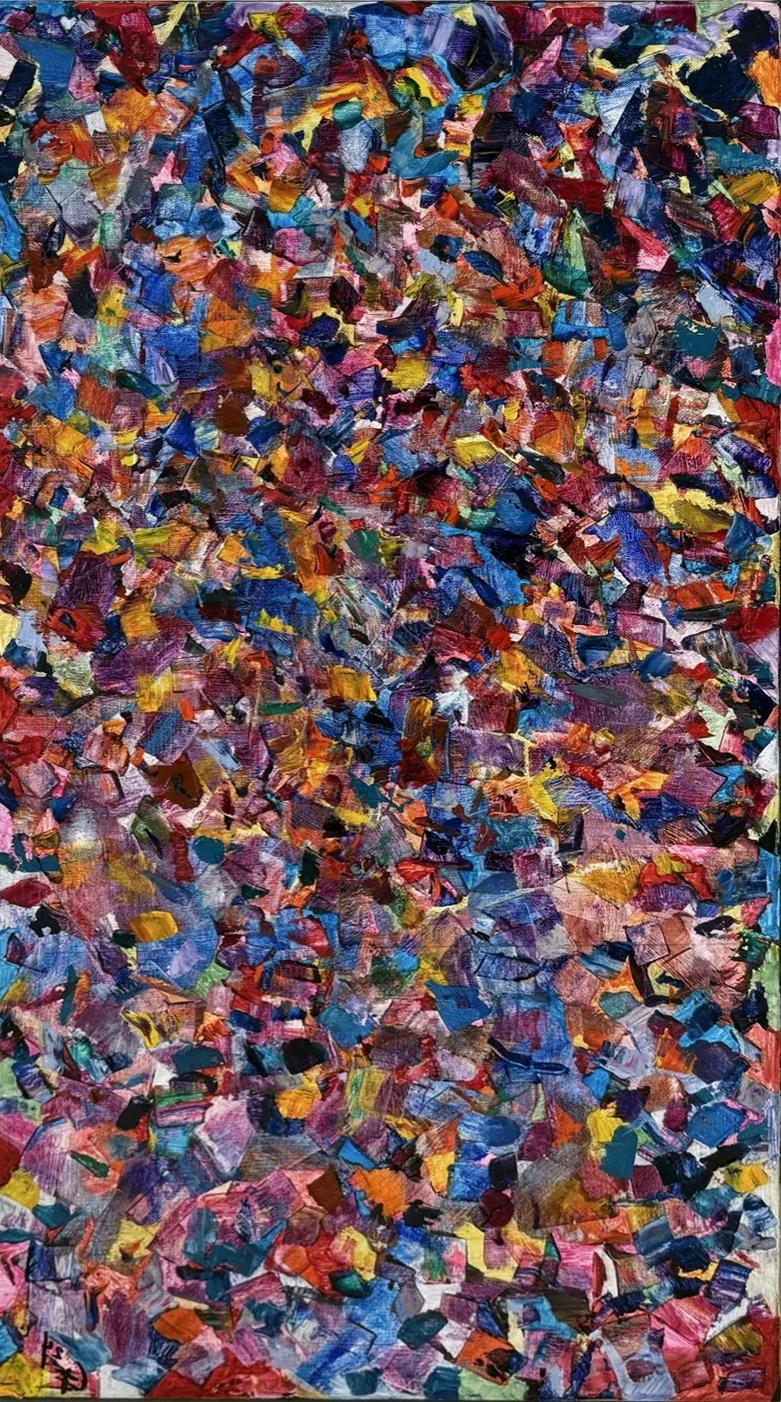 Multi Colours #5, an abstract painting by Annie Golden